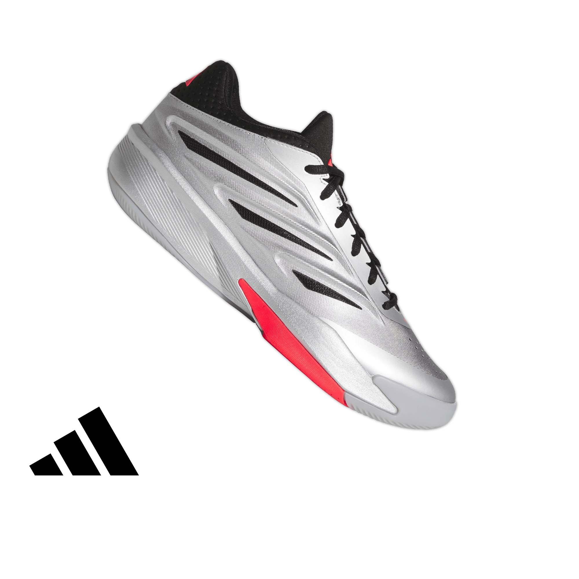adidas Crazy Energy "Silver Metallic/Core Black/Lucid Red" Men's Basketball Shoe - SILVER/BLACK/RED